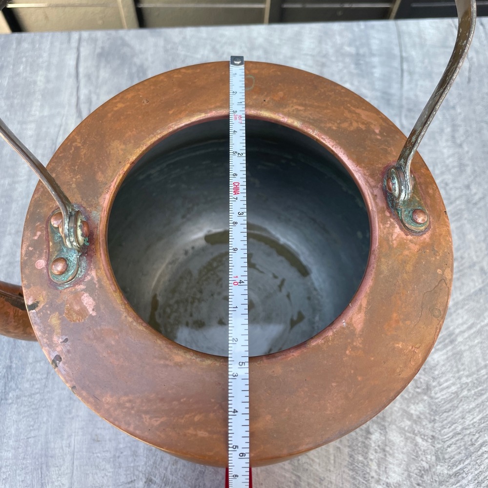 Vintage Douro B&M Copper Tea Kettle Made in Portugal Wood Handle Rustic Decor - Picture 5 of 8